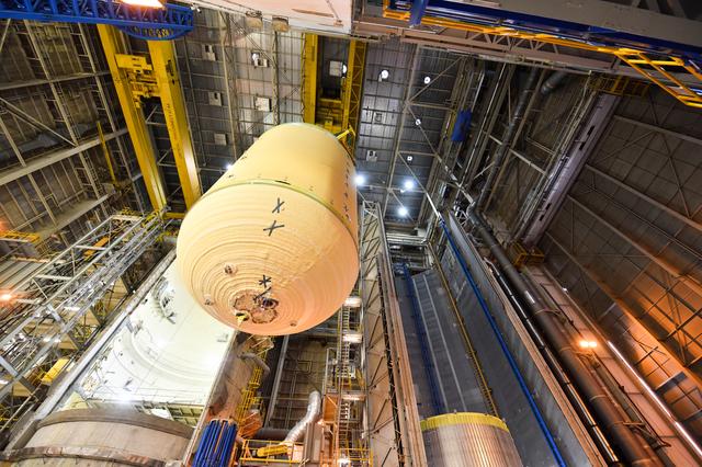 NASA image: Space Launch System Liquid Oxygen Tank Test Article Manufacturing at NASA’s Michoud Assembly Facility